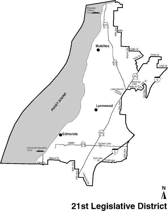 twenty-first district map