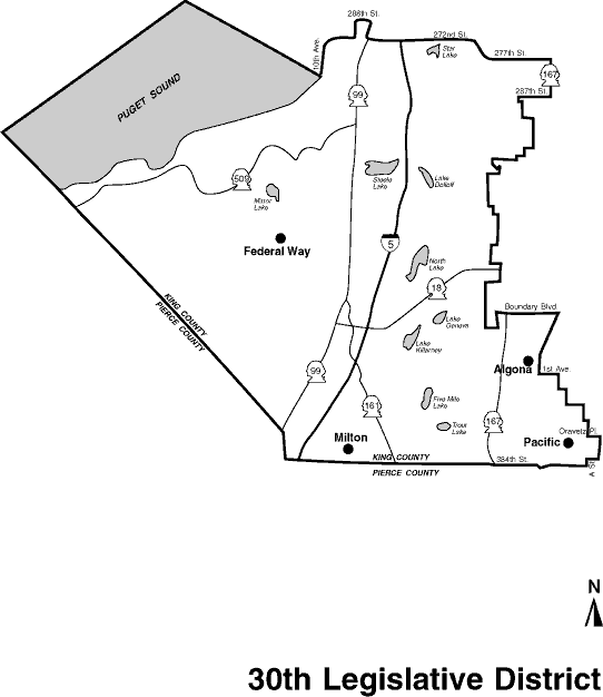 thirtieth district map