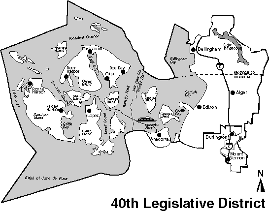 fortieth district map