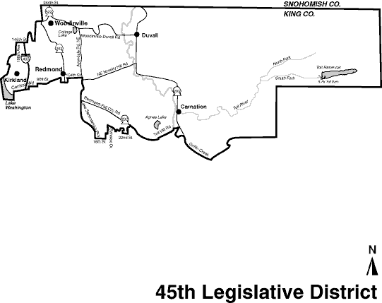 forty-fifth district map
