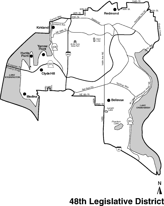 forty-eighth district map